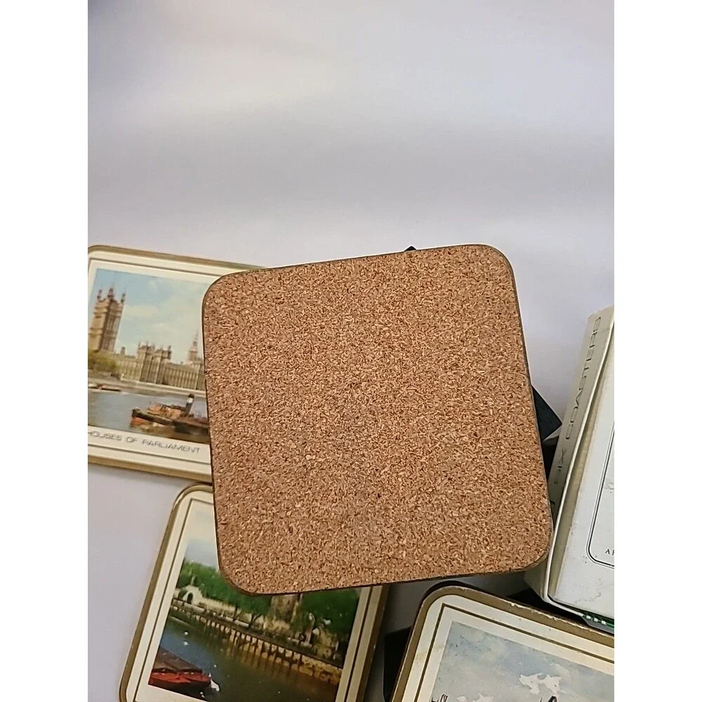 Vintage Pimpernel Box Set of 6 Coasters #508 London Scenes